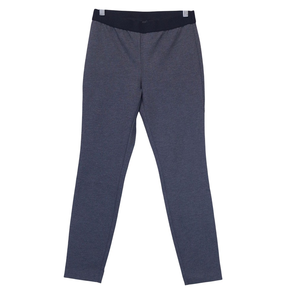 Talbots Soho Ankle Pants Womens 2P Elastic Waist Pull On Leggings Gray Academia